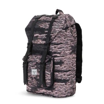 Herschel Little America Grey Crosshatch Black Light