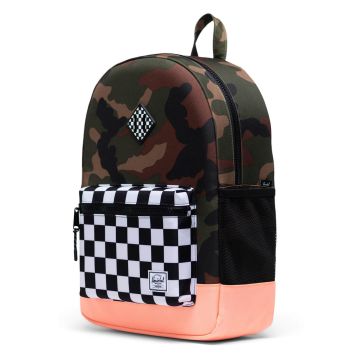Herschel Heritage Youth X-Large Woodland Camo/Black/White Check