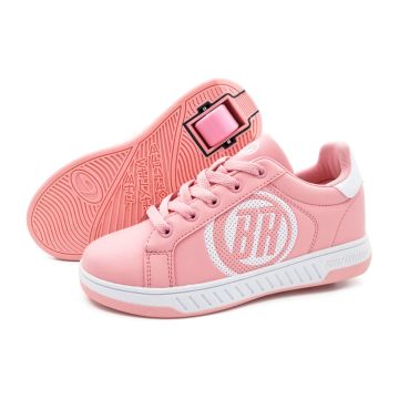 Breezy Rullesko Classic Pink/Hvid