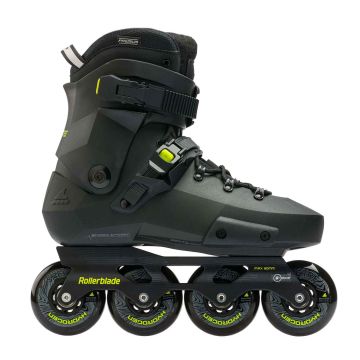 Rollerblade Twister XT – inline rulleskøjte sort med lime detaljer