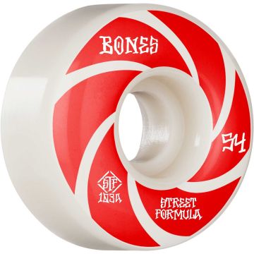 Bones Wheel Patterns • STF 103A • 54mm • White • V1 Standard