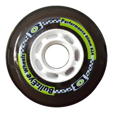 Hyper Bullzeye Smoke 82A 4 pak Inliner Wheel Black