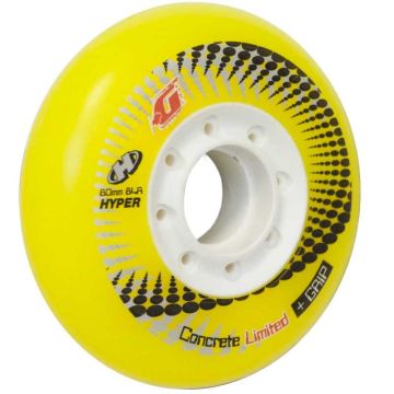 Hyper Concrete +G 72mm/84A Urban wheel Yellow (4 pak)