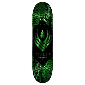 Powell Peralta Skeleton Green Foil Flight Deck 8.5 X 32.08
