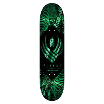 Powell Peralta Skeleton Teal Foil Flight Deck 8.13 X 31.58