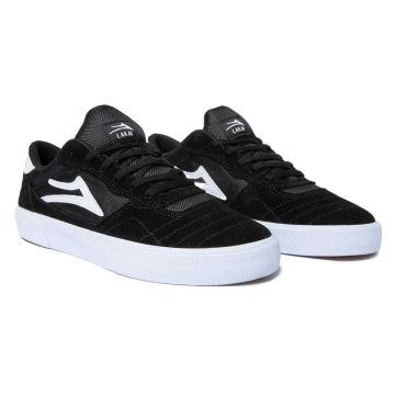 Lakai Cambridge Skater Sko m. Ruskind Sort/Hvid - 7/40EU