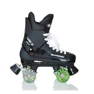 Supreme Turbo 33 Nylon  Side-by-Side Rulleskøjte Sort