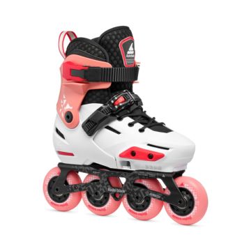 Rollerblade Apex Inliner Rulleskøjte Børn Hvid/Coral 29-33