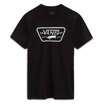 Vans Mens T-shirt Full Patch Sort/Hvid
