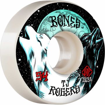 BONES WHEELS PRO STF Skateboard Hjul Rogers Spirit Howl 54mm V3 Slims 103A 4pk