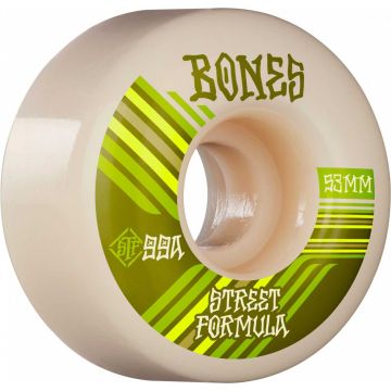 Bones Wheels STF Skateboard Hjul Retros 53mm V4 Wide 99A 4pk 